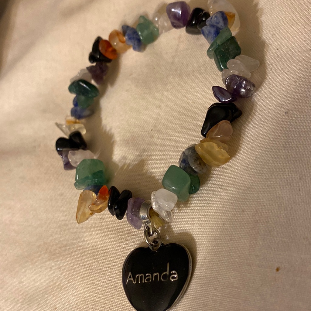 Fashionable Multicolor Gemstone Beaded Stretchable Bracelet